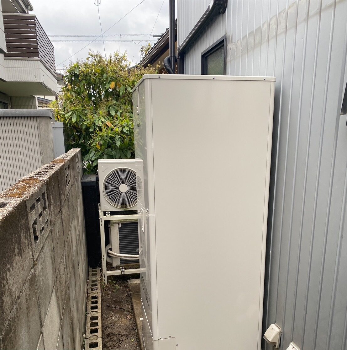 エコキュート事例108|シンワサービス|安城の激安エコキュートはお任せ下さい・給湯器の取付と電気工事|愛知県・三河・安城・刈谷・高浜・碧南・知立