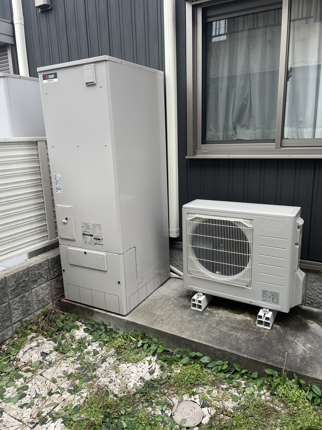 エコキュート事例113|シンワサービス|安城の激安エコキュートはお任せ下さい・給湯器の取付と電気工事|愛知県・三河・安城・刈谷・高浜・碧南・知立