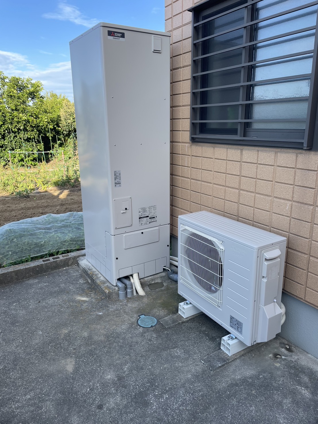 エコキュート事例103|シンワサービス|安城の激安エコキュートはお任せ下さい・給湯器の取付と電気工事|愛知県・三河・安城・刈谷・高浜・碧南・知立